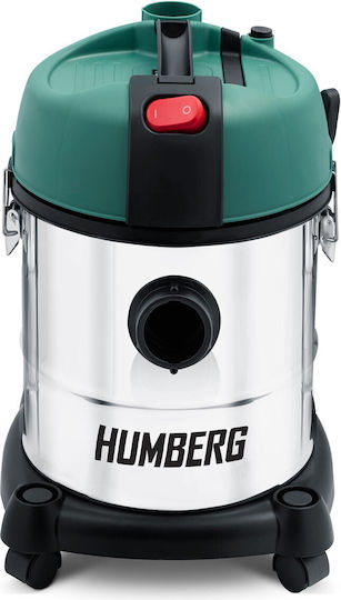 Humberg Vacuum Wet / Dry 1200W with Stainless Bin 20lt