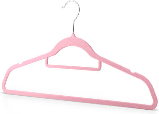 Massido Schrankbügel für Hosen Hölzernes Rosa 20Stück