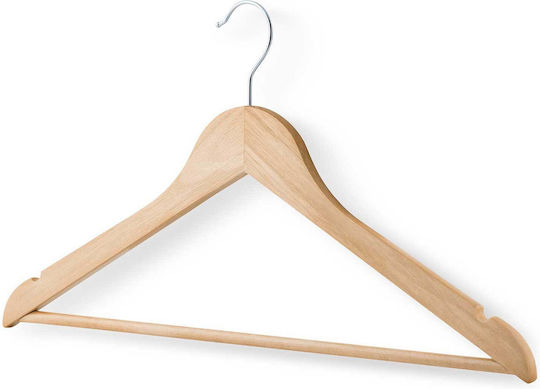 Massido Schrankbügel für Hosen Hölzernes Beige 30Stück