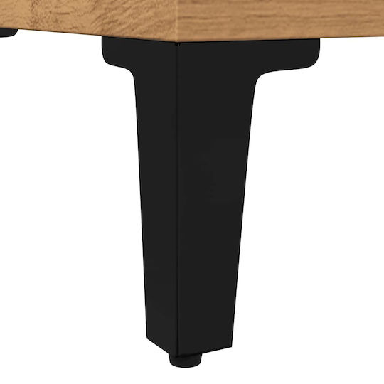 vidaXL Bathroom Cabinet L30xW30xH100cm Oak