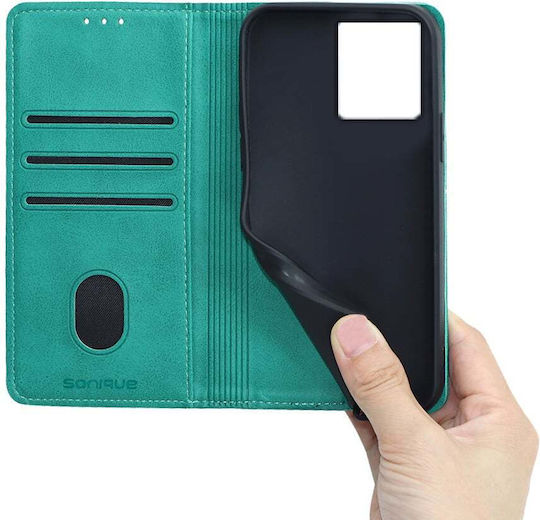 Vintage Magnet Wallet Case Sonique Vivo Y35 4G Vivo Y22 Vivo Y22s Mint