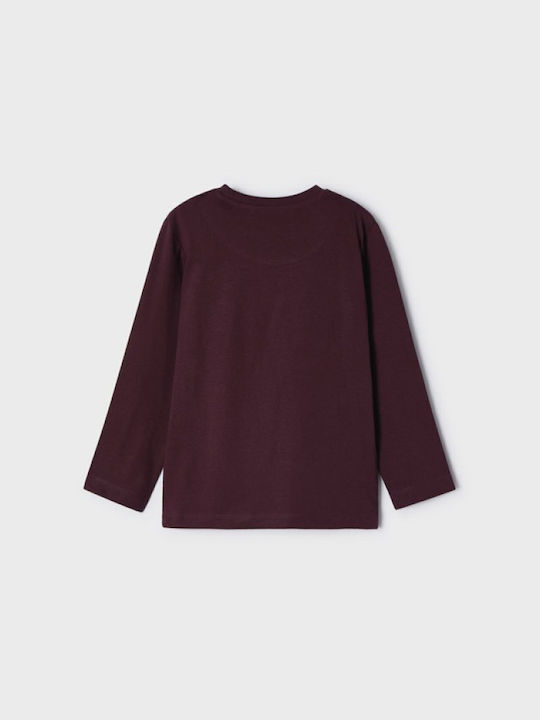 Mayoral Children's Blouse Long Sleeve Burgundy