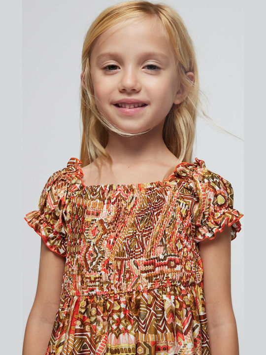 Girls Dress Short Sleeve Set with Accessories Grenadine