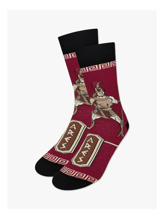 Nodo Cotton Sock Designs Ares Greek God