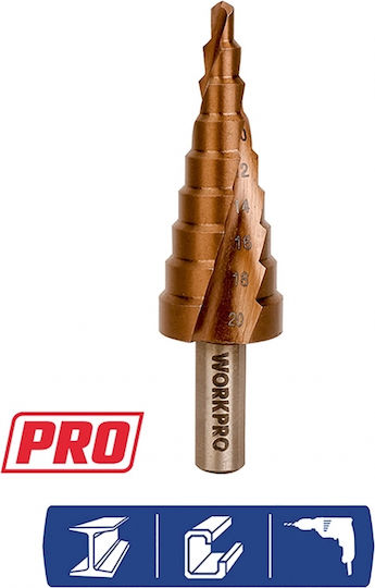 WorkPro Κωνικό Τρυπάνι για Μέταλλο