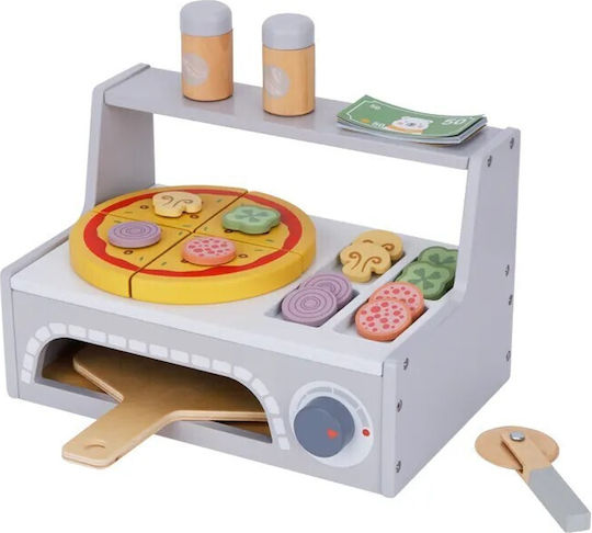 Tooky Toys Pizza Oven made of Wood for 3+ years Years