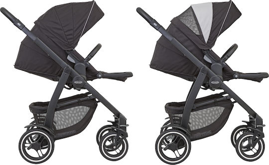 Graco Evo XT Reglabil Cărucior pentru Bebeluși Potrivit pentru Nou-născut Negru 13.22kg