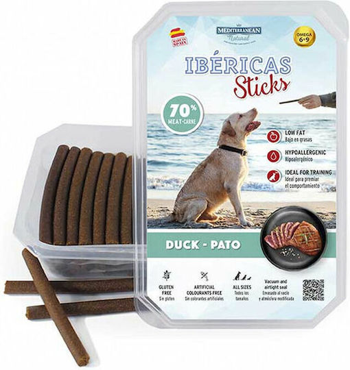 Mediterranean Natural Dog Treat with Duck, Rice and Meat 800gr