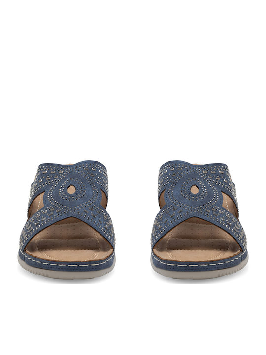 Damenplattformen Blau