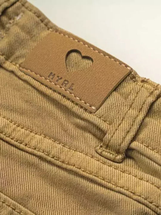 Mayoral Nami Kids' Khaki Jeans Trousers