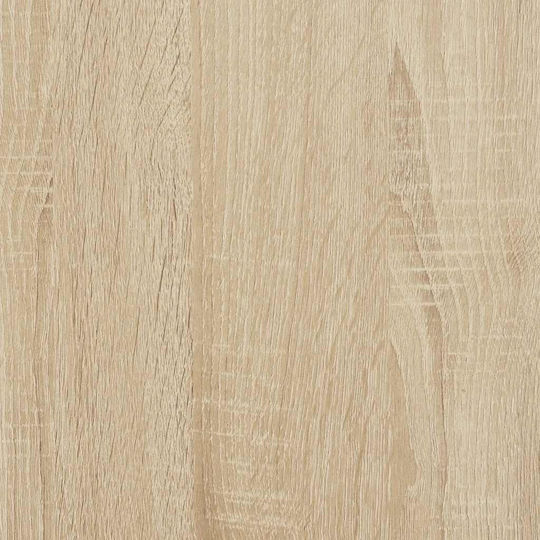 Βιβλιοθήκη 3 Επιπέδων Sonoma Δρυς 60x30x80 Εκ Επεξεργ Ξύλο Καφέ 60 X 30 X 80 Cm