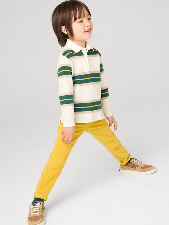 Mayoral Kids' Corduroy Pants yellow