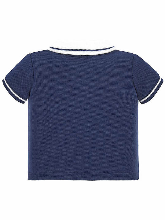 Mayoral Children's Polo Short Sleeve Navy Blue