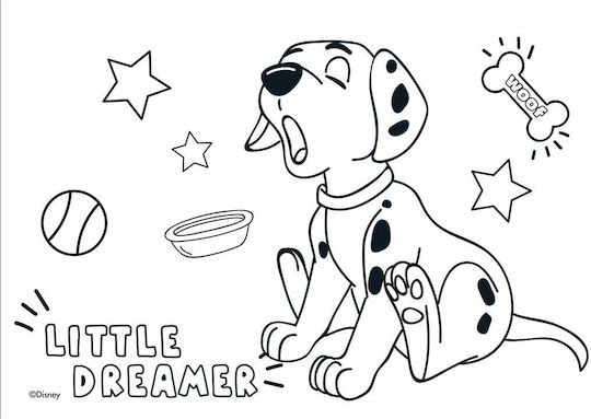Diakakis Drawing Pad 101 Dalmatians 1pcs