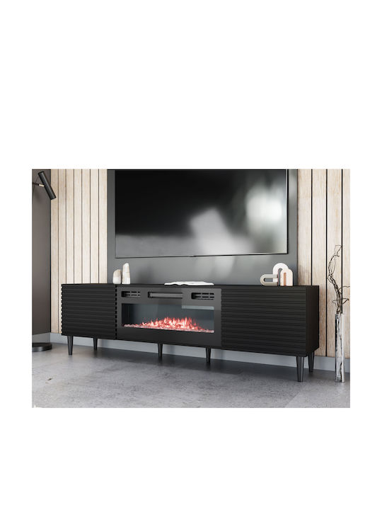 TV Stand Wooden Nakomo with LED Lighting Mauro L181xW53xH40cm