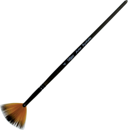 Groovy Artist Fan Paint Brush No4