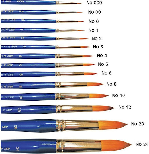 Art & Hobby Πινέλο Ζωγραφικής Στρογγυλό No3