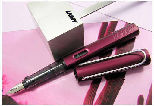 Lamy AL-star Writing Pen Medium Purple made of Aluminum with Blue Ink