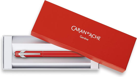 Caran D'ache Ανταλλακτική Μύτη Πένας Medium 1mm Κόκκινη από Αλουμίνιο με Μπλε Μελάνι και με 1 Ανταλλακτικές Μύτες