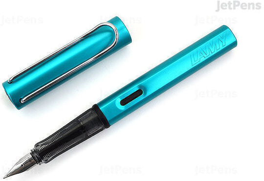 Lamy Al Star Stilou Caligrafie Dop Gri Din Plastic Cu Cerneală Roșie