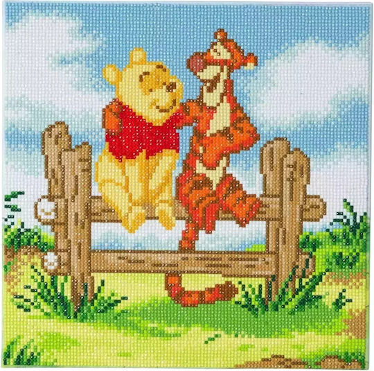 Комплект за кристално изкуство Craft Buddy Kids Crafts Pooh Tigger 30x30см Cbcak-dny702m