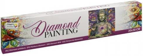 Craft Βούδας Καμβάς Diamond Painting Κιτ 30x30cm