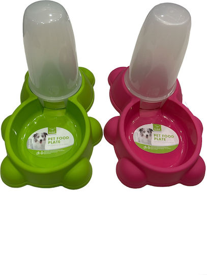 Nunbell Pet NUNBELL Automatic Bowl Food & Water for Dog & Cat 1lt in Blue Color