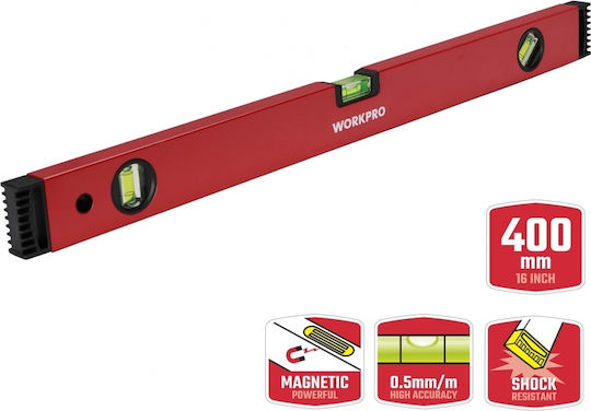 WorkPro WP262010 Αλφάδι Αλουμινίου Μαγνητικό 40εκ.