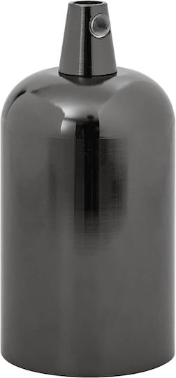 vidaXL Steckdosenverlängerung für Steckdose E27 in Schwarz Farbe Set 2Stück 4106533