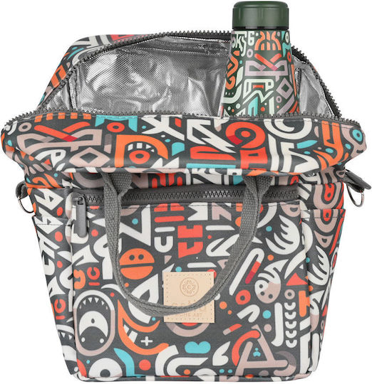 Estia Insulated Bag Handbag Save The Aegean 7 liters Geovivid Multicolour L20 x W14 x H27cm