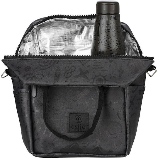 Estia Insulated Bag Handbag Save the Aegean 7 liters Noir Echo