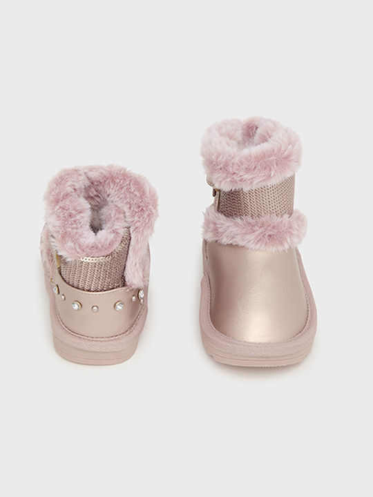 Mayoral Kids Boots Rose Gold