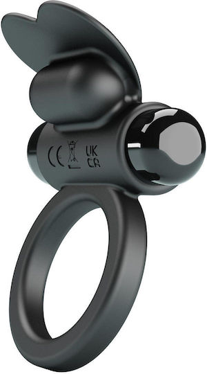 Pretty Love Vibrant Penis Ring Debonaire Black 10 Vibration Functions