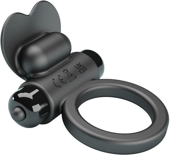 Pretty Love Vibrant Penis Ring Debonaire Black 10 Vibration Functions