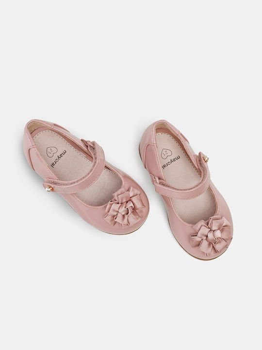 Mayoral Kids Ballerinas with Hoop & Loop Closure Pink