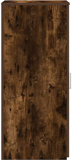 Vidaxl Storage Cabinet Smoked Oak Engineered Wood Smoked Oak 859037