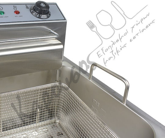 Karni Electric Fryer Double 7kW Capacity 2x11lt 67x43.5x33.5cm