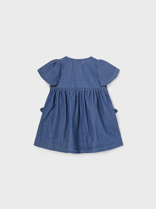 Mayoral Children's Dress Denim Blue