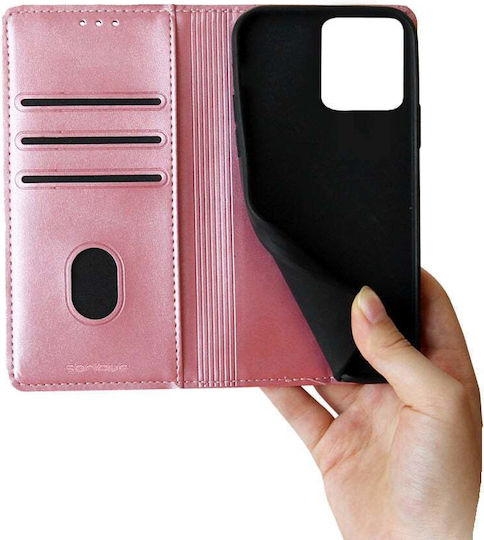 Vintage Magnetische Wallet-Hülle Sonique Motorola Edge 50 Neo 5G Roségold
