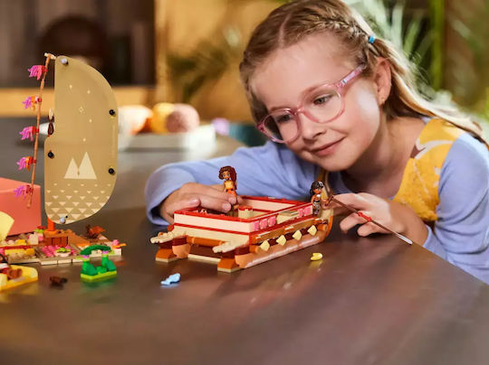 LEGO Disney Moanas Abenteuer-Kanu für 6+ Jahre 529Stücke