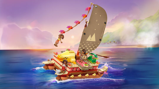 LEGO Disney Moanas Abenteuer-Kanu für 6+ Jahre 529Stücke