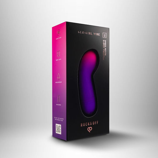 Rocks Off Glo-girl Vibe Mini Δονητής G-Spot 12cm Μωβ