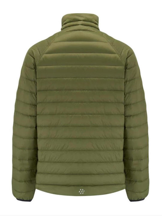 Geacă Puffer Cu Două Fețe Jet Black/Olive