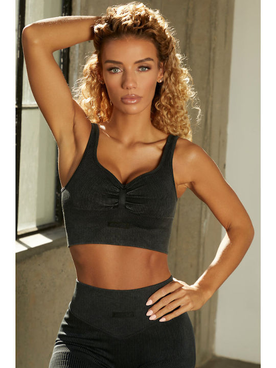 Eliza Women's Sleeveless Gray Blouse