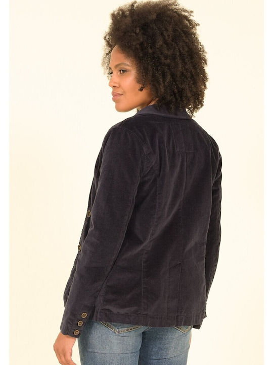 Brakeburn Women's Blazer Dark Blue