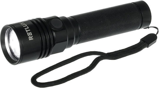 Retlux Επαναφορτιζόμενος Φακός LED IPX4 με Μέγιστη Φωτεινότητα 240lm