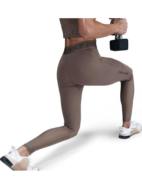 Nike Dri-Fit Pro Dri-fit Ausbildung Frauen Leggings Braun HJ1163