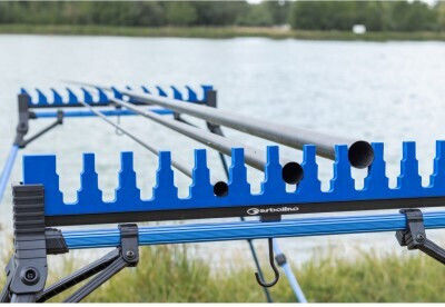 Garbolino Kit Silver Base Rod Holder Support 12 Positions 4 Xxl Legs 70-100cm Windproof