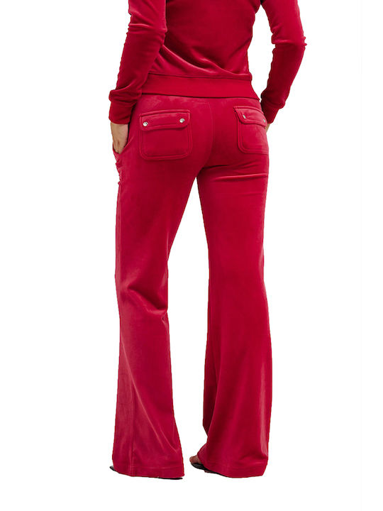 Juicy Couture Del Ray Classic Долнище на анцуг Червен