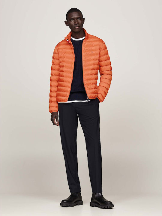 Tommy Hilfiger Packable Jacket Puffer Waterproof Orange